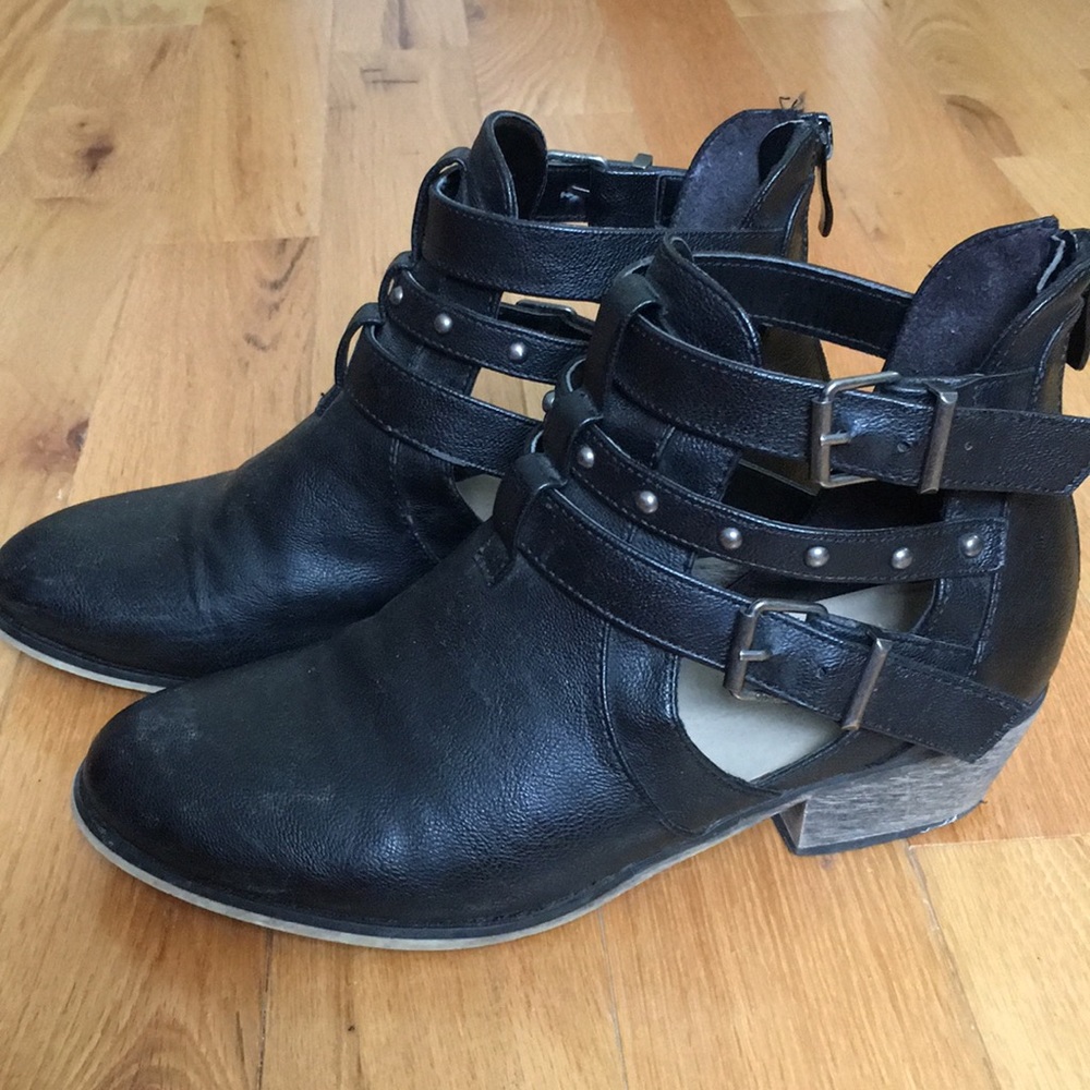 Black booties